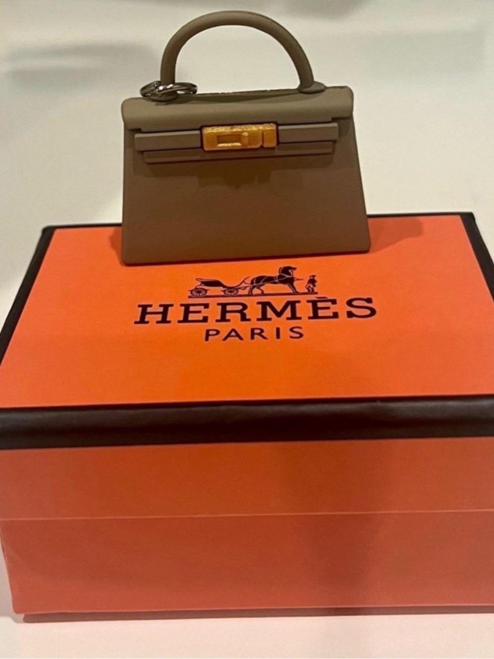 Mini Purse Keychain Charm with Gift Box